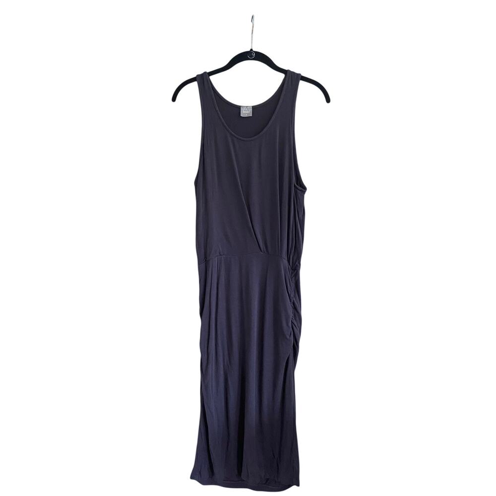 Bobi Dark Grey Sleeveless Blouson Dress Size Small